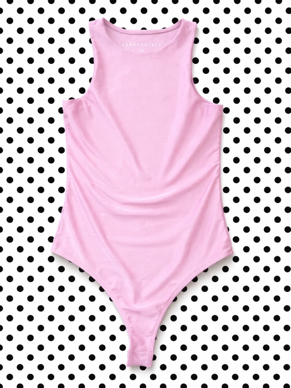 Aeropostale womens Light Pink Sleeveless Bodysuit